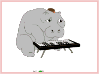Gifs Animés hippopotames 66
