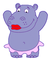 Gifs Animés hippopotames 7