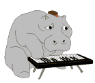 Gifs Animés hippopotames 75