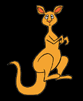 Gifs Animés kangourous 26