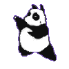 Gifs Animés panda 64