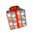 Gifs Animés paquet cadeaux 37