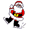 Gifs Animés pere noel 24
