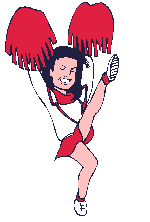Gifs Animés pompom girl 2