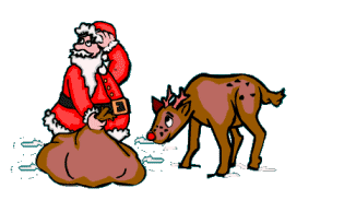 Gifs Animés rennes de noel 49