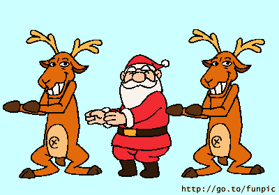 Gifs Animés rennes de noel 62