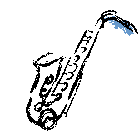 Gifs Animés saxophones 12