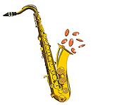 Gifs Animés saxophones 16