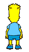 Gifs Animés simpsons bart 12