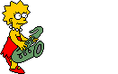 Gifs Animés simpsons lisa 2
