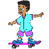 Gifs Animés skateboard 15