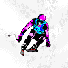 Gifs Animés skier 12
