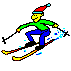 Gifs Animés skieur 10