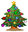 Gifs Animés souris de noel 100