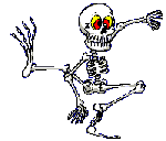 Gifs Animés squelette 23
