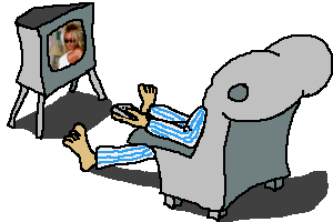 Gifs Animés televisions couleur 70