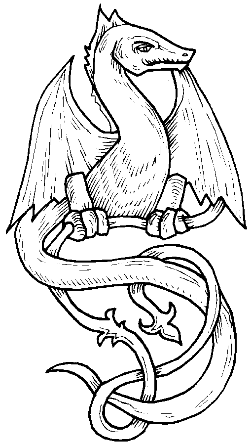 Dessins pour enfants de Gif Gratis, Animaux fantastiques à imprimer et