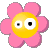 Smiley fleurs 261