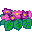 Smiley fleurs 40