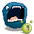 Smiley peur 186